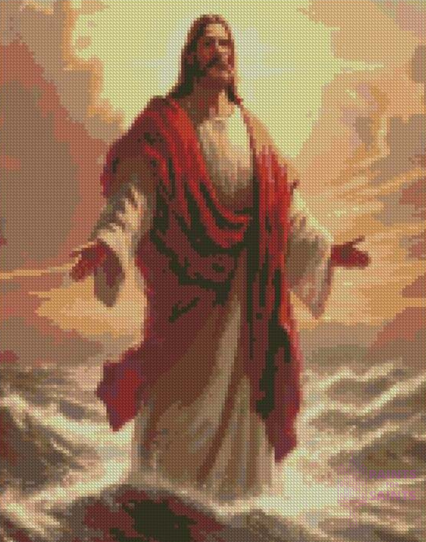 Christ Walking on Water Diamond Painting Kit