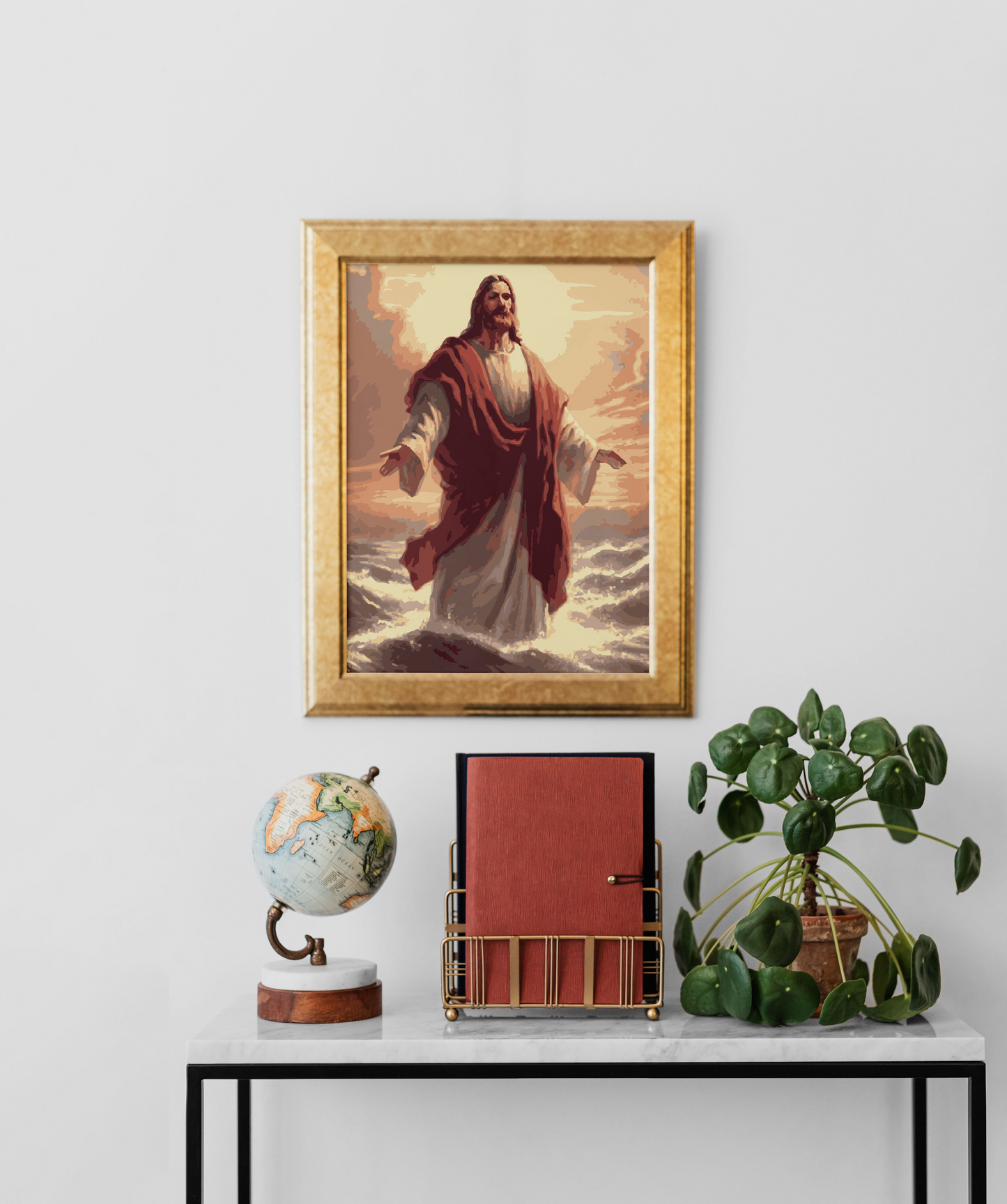 Christ Walking on Water PBN