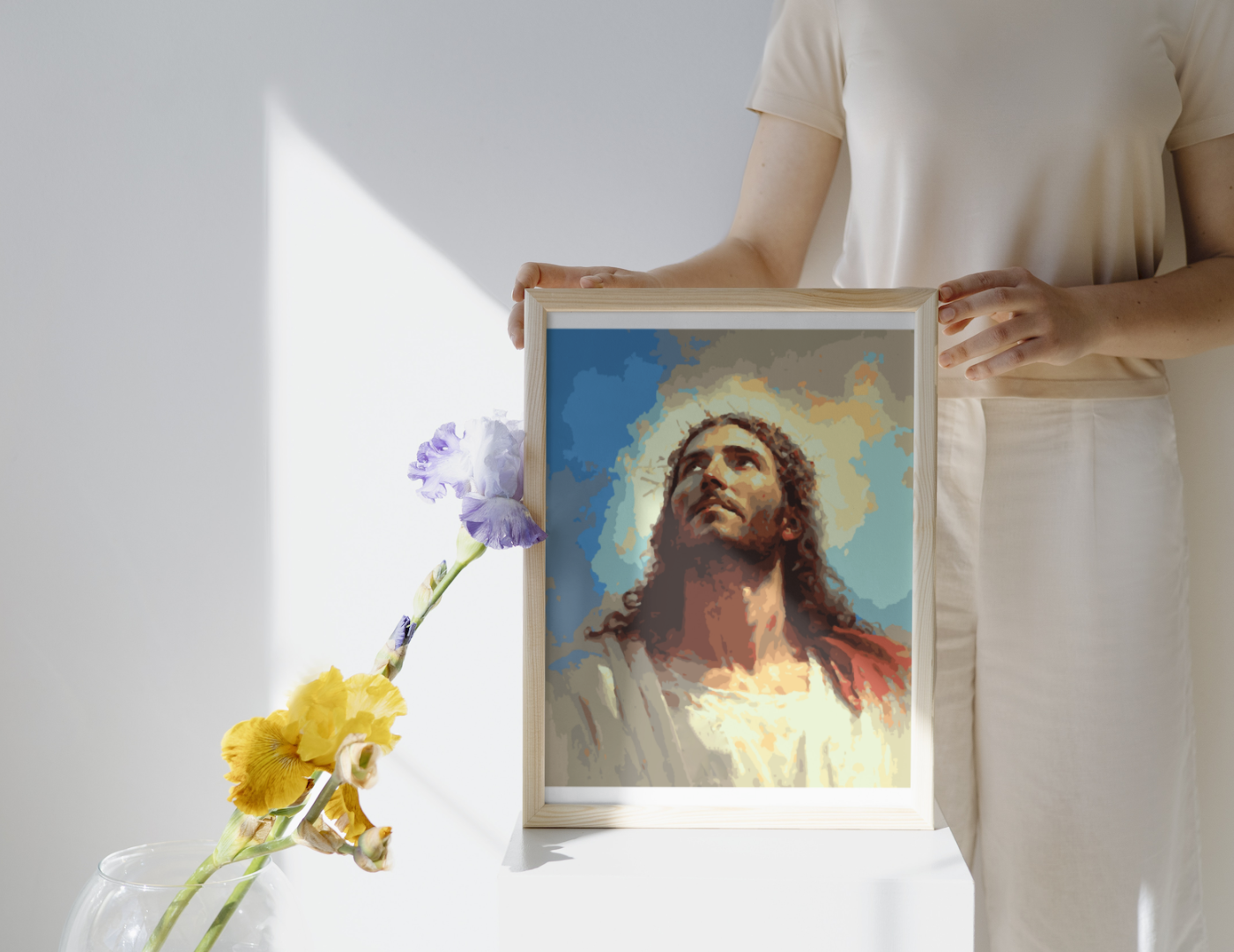 Divine Contemplation Paint by Numbers Kits