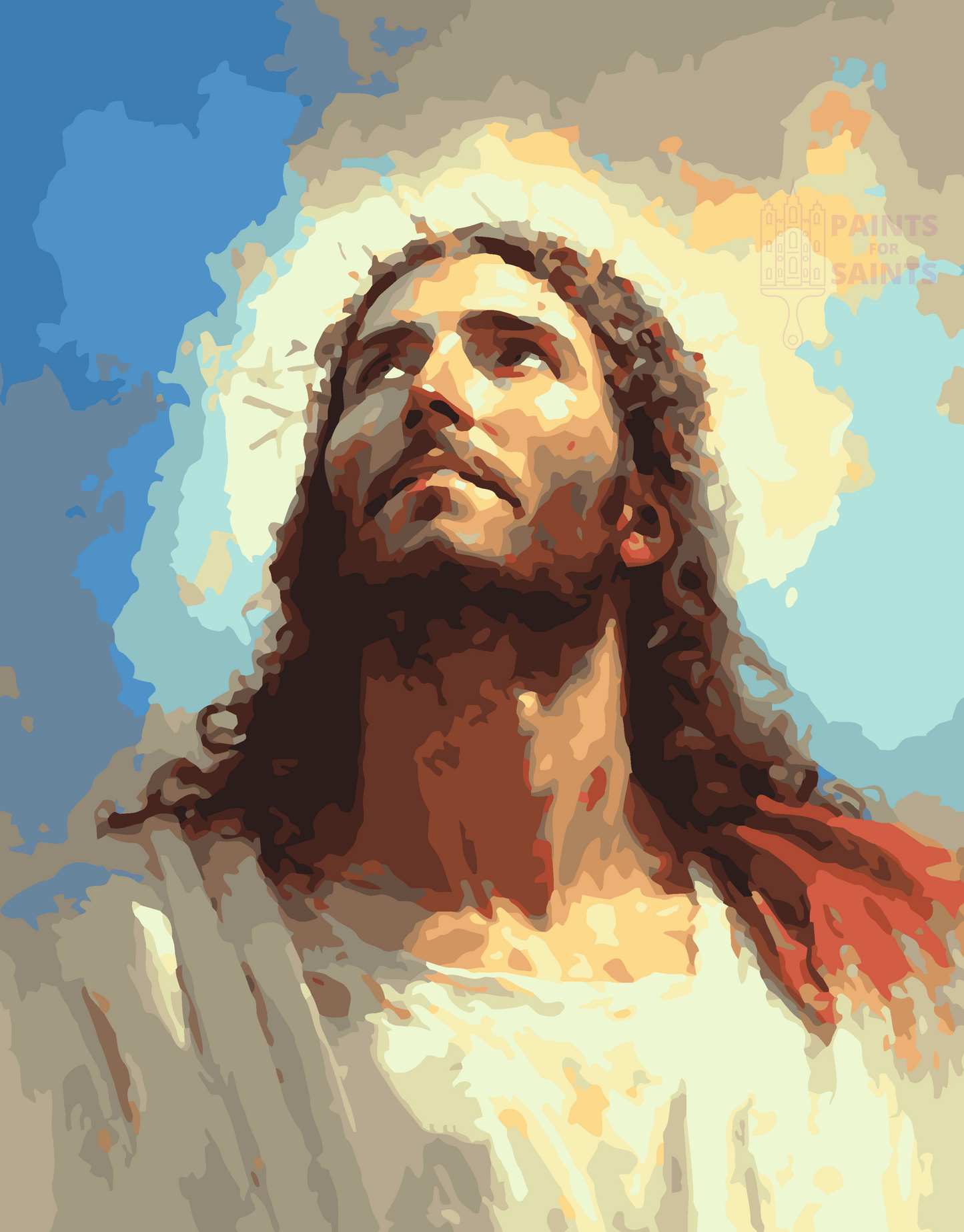 Divine Contemplation Paint By Numbers Kit