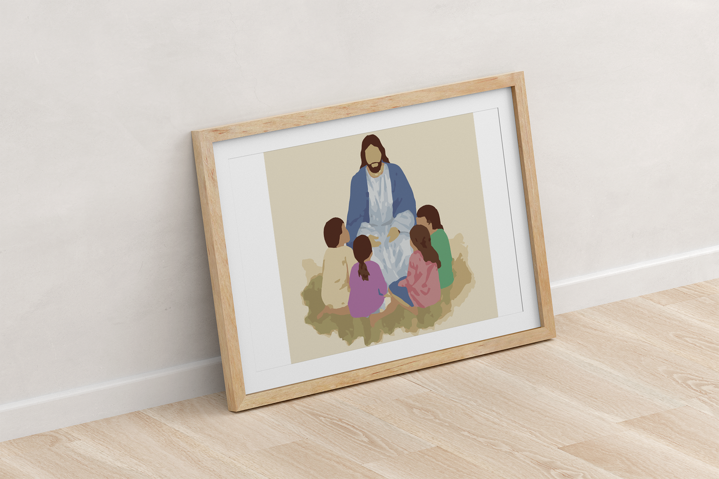 Paint for Saints Guiding Little Hearts Paint by Numbers Kit