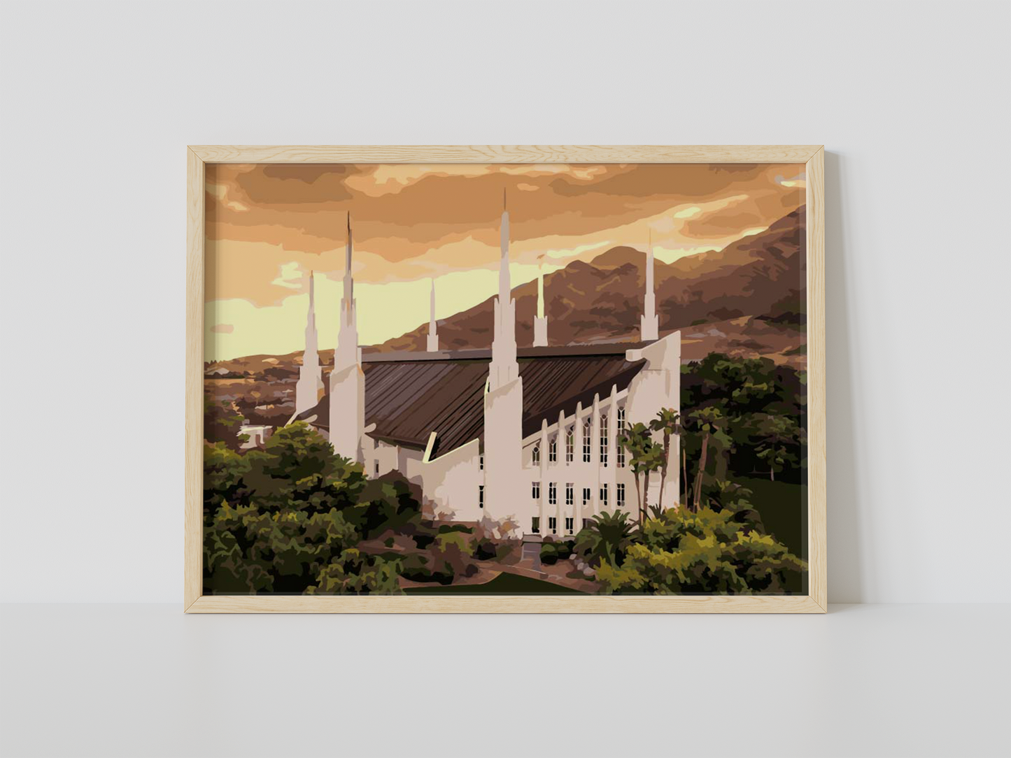 Las Vegas Temple Paint By Numbers Kit
