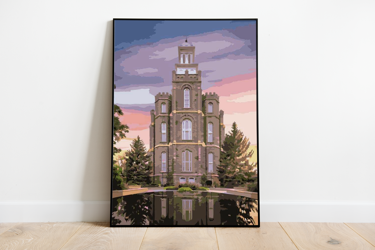 Paint for Saints Logan Utah Temple Paint By Numbers Kit