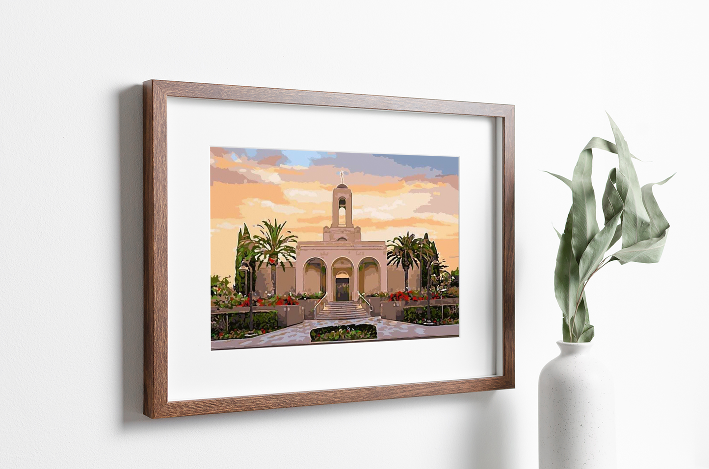 Paint for Saints Newport Beach Temple Paint By Numbers Kit