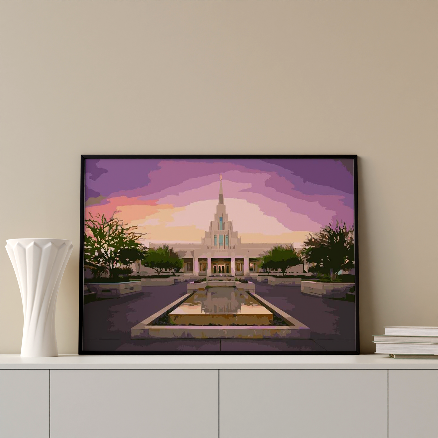 Paint for Saints Phoenix Arizona Temple Paint By Numbers Kit