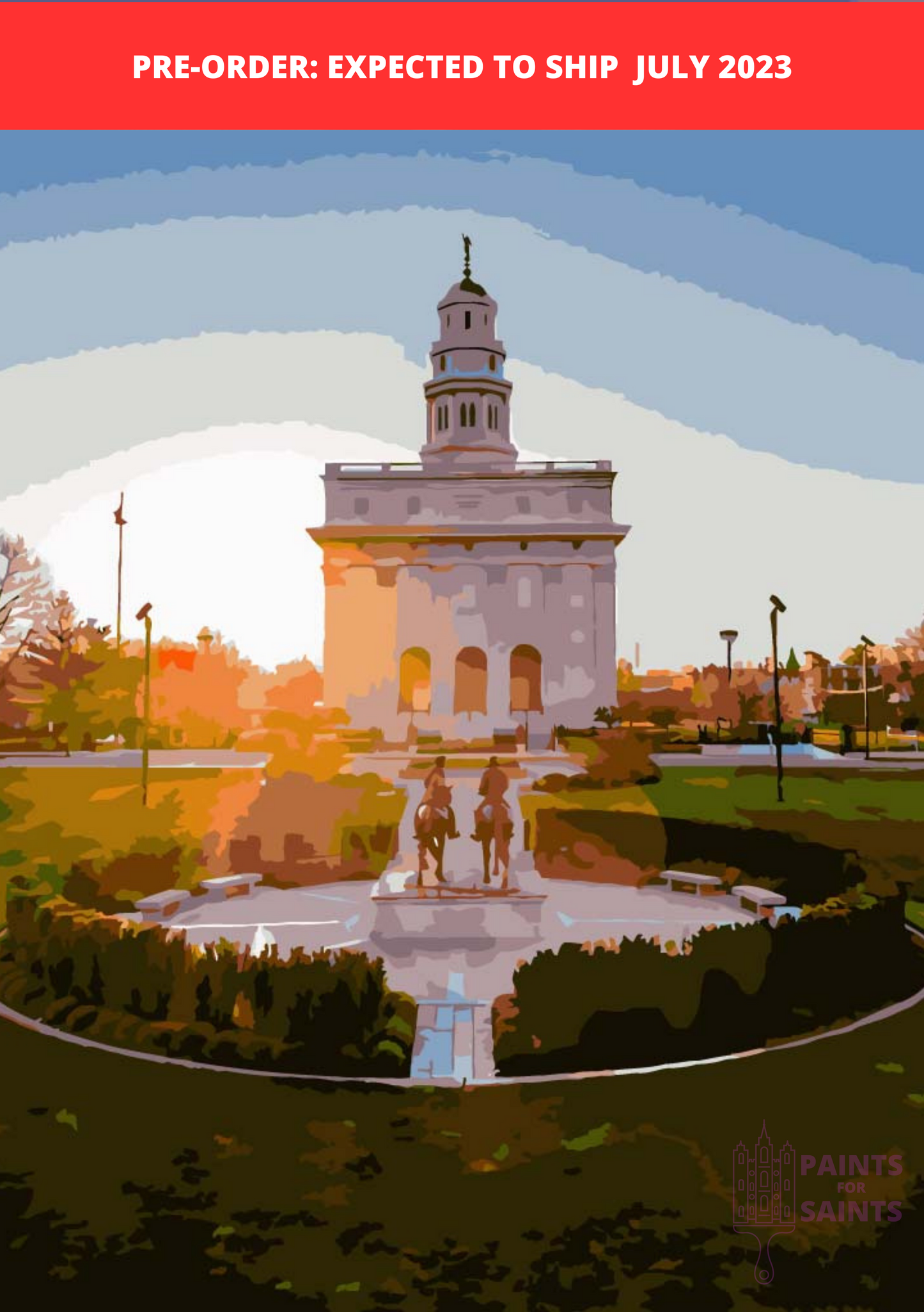 Nauvoo Temple Paint By Numbers Kit