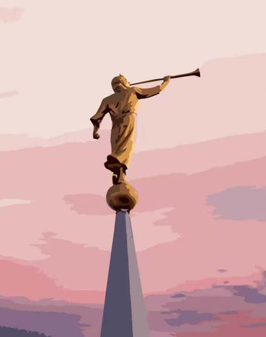 Angel Moroni Paint By Numbers Kit