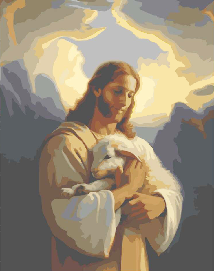 The Lamb of God Paint By Numbers Kit