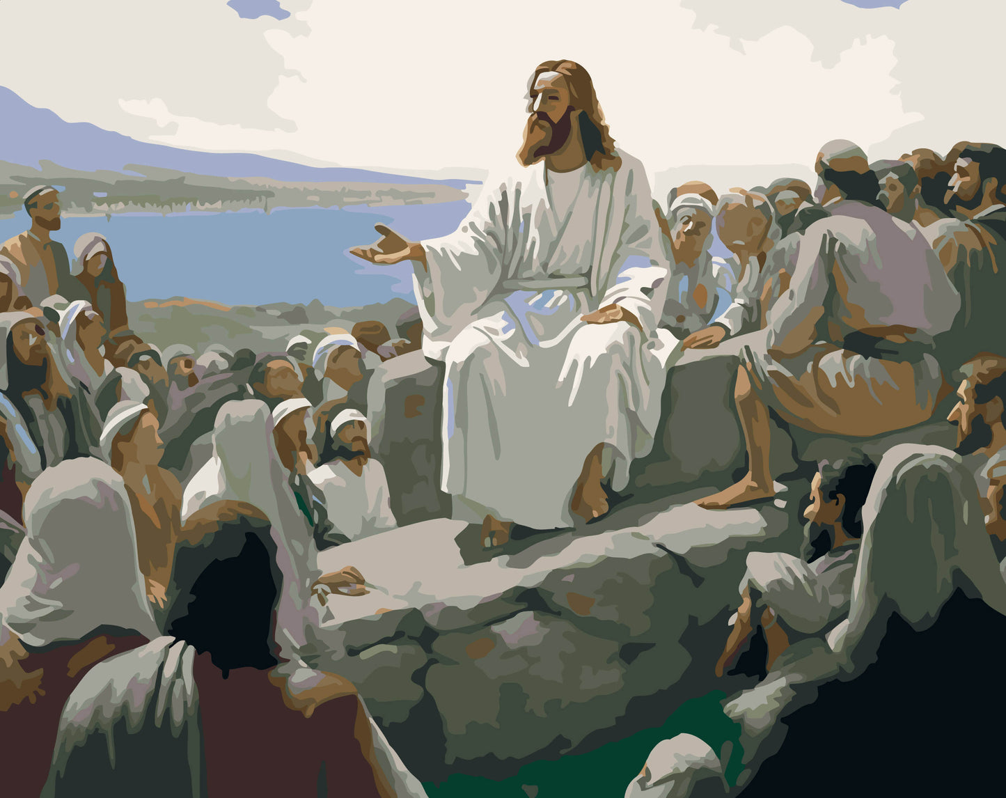 Sermon on the Mount Paint By Numbers Kit