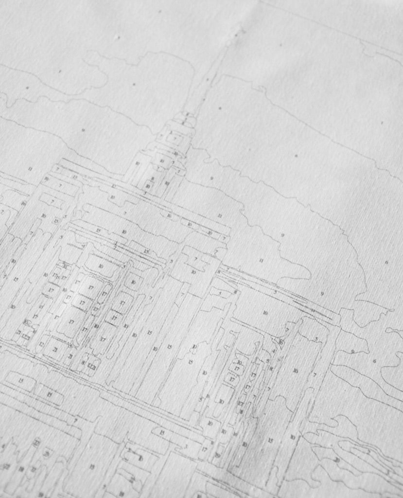 Ogden Temple Paint By Numbers Psaints