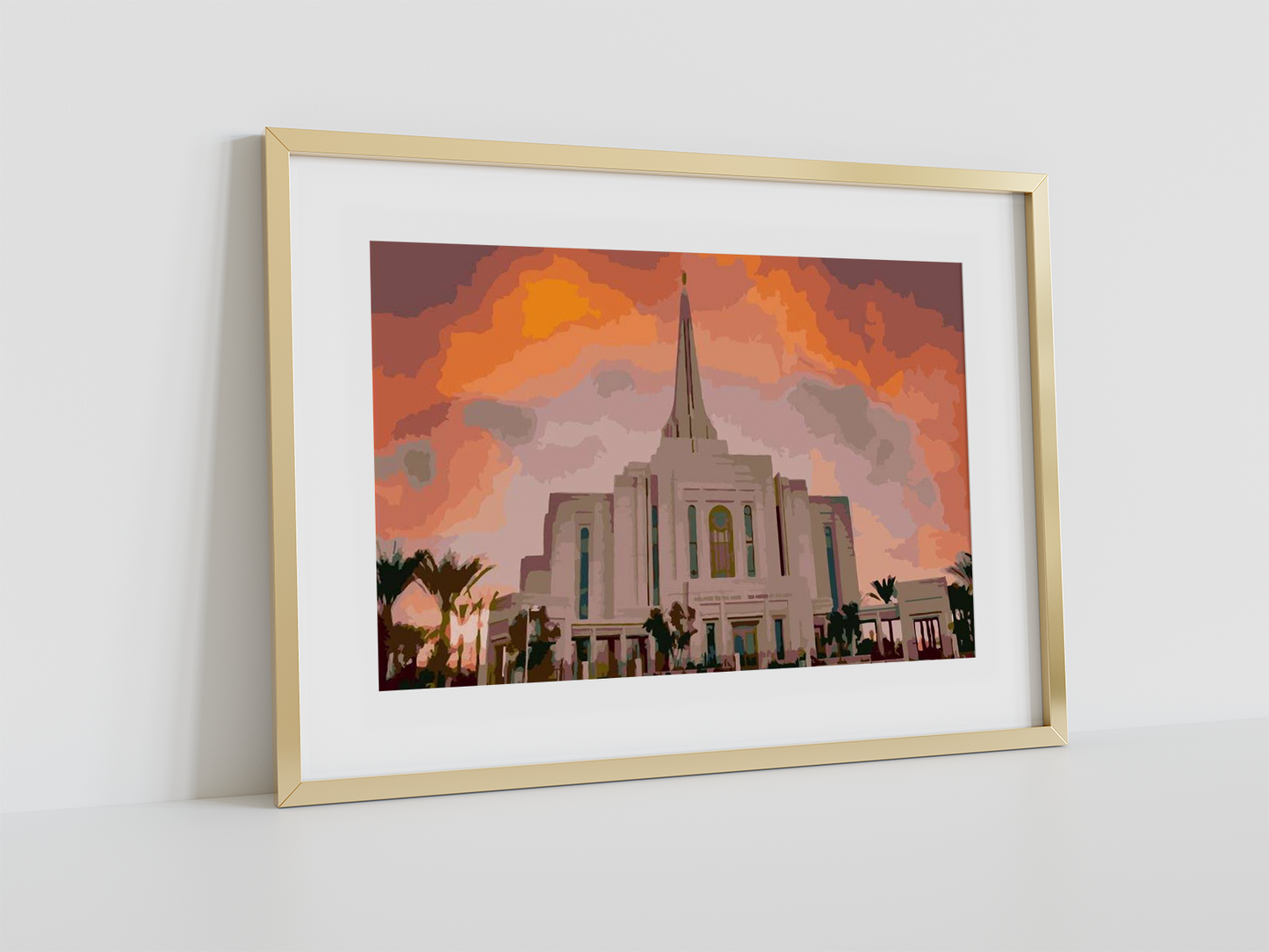 Paint for Saints Gilbert Arizona Temple Paint By Numbers Kit