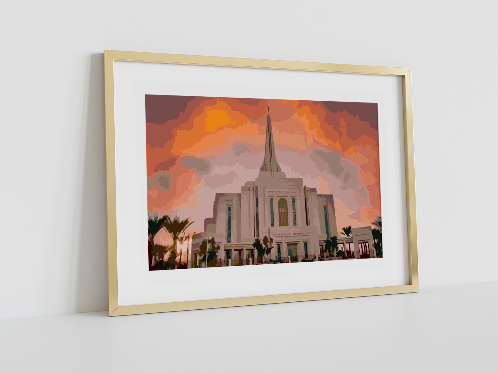 Paint for Saints Gilbert Arizona Temple Paint By Numbers Kit