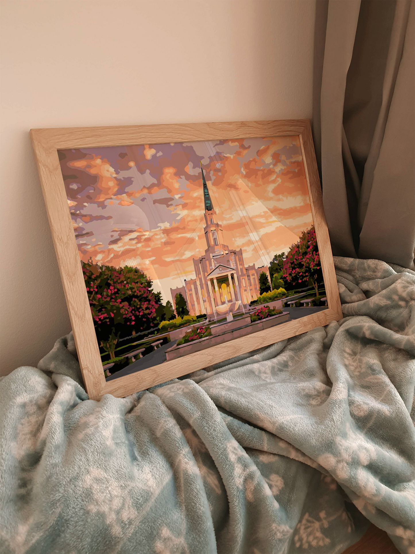 Houston Temple Paint By Numbers Kit