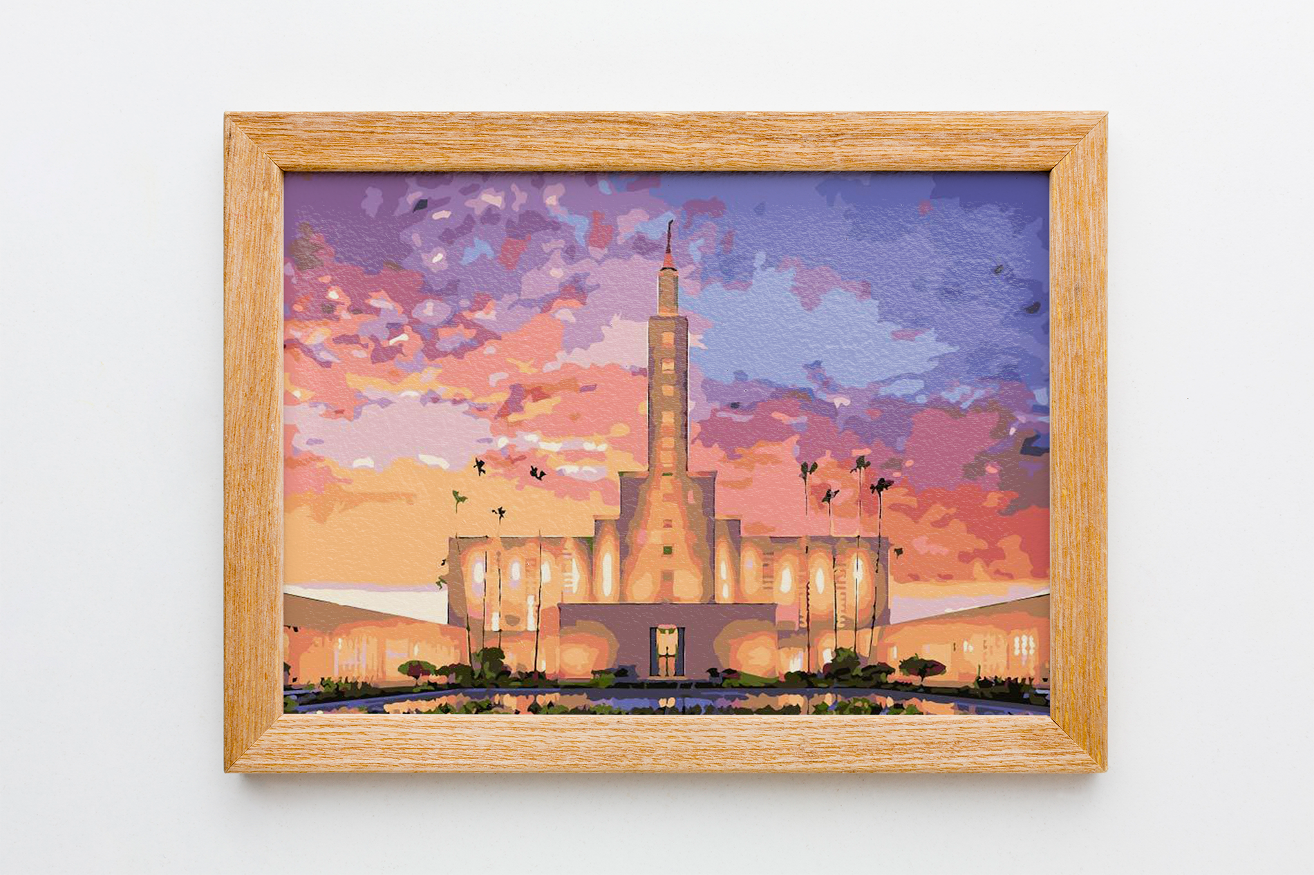 Paint for Saints Los Angeles Temple Paint By Numbers Kit