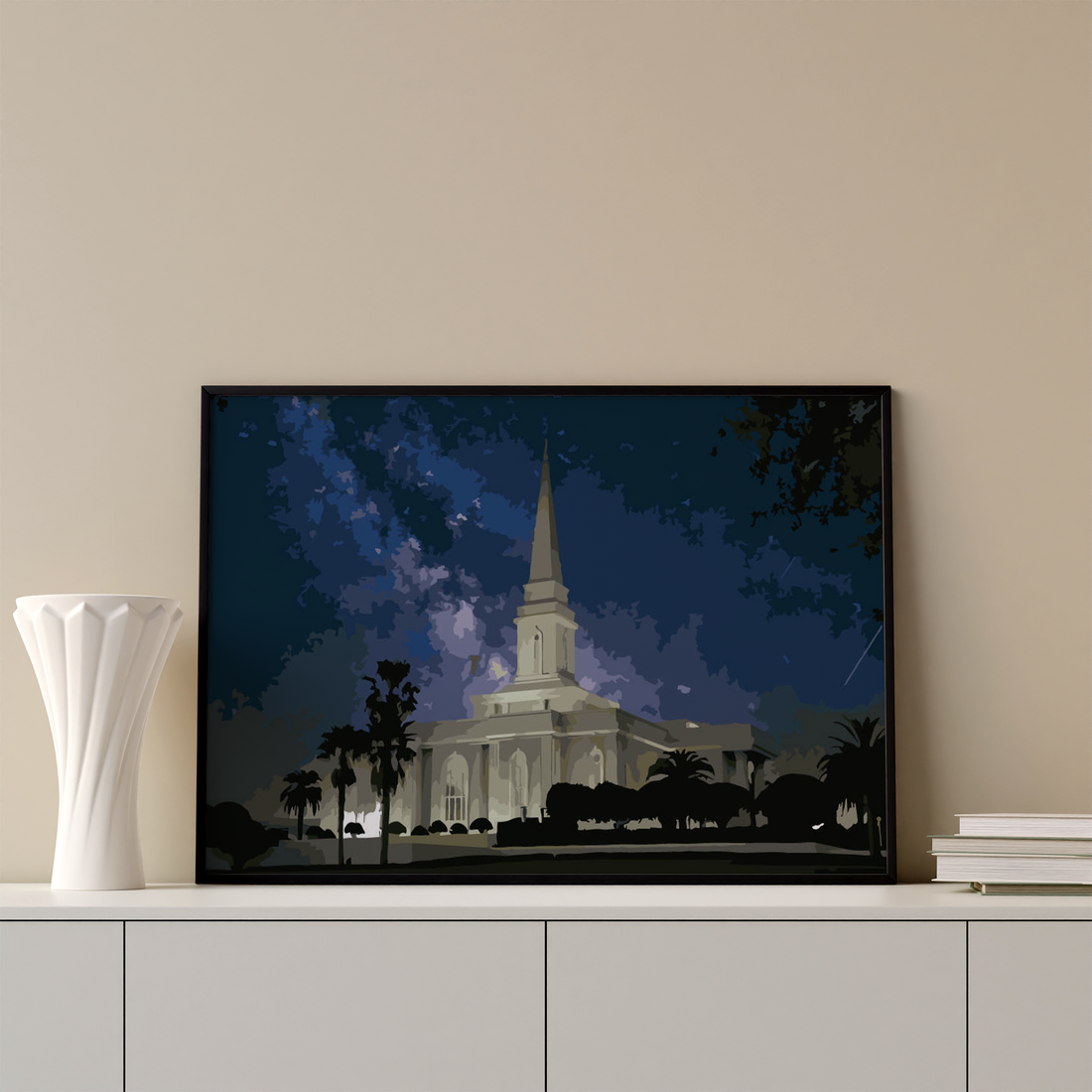 Orlando, Florida LDS Temple Paint By Numbers Kit Psaints