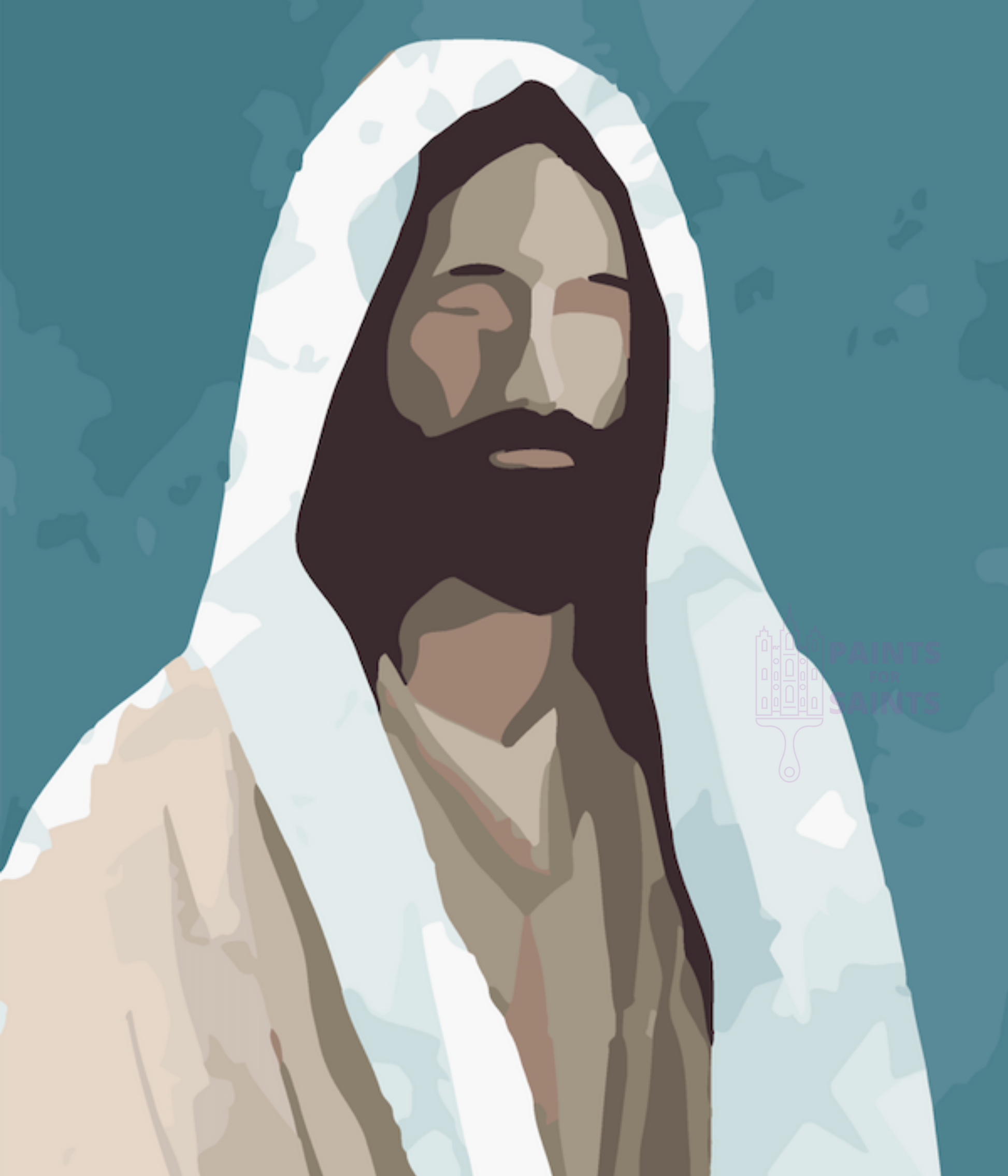 Christ at Gethsemane Paint By Numbers Kit – Psaints