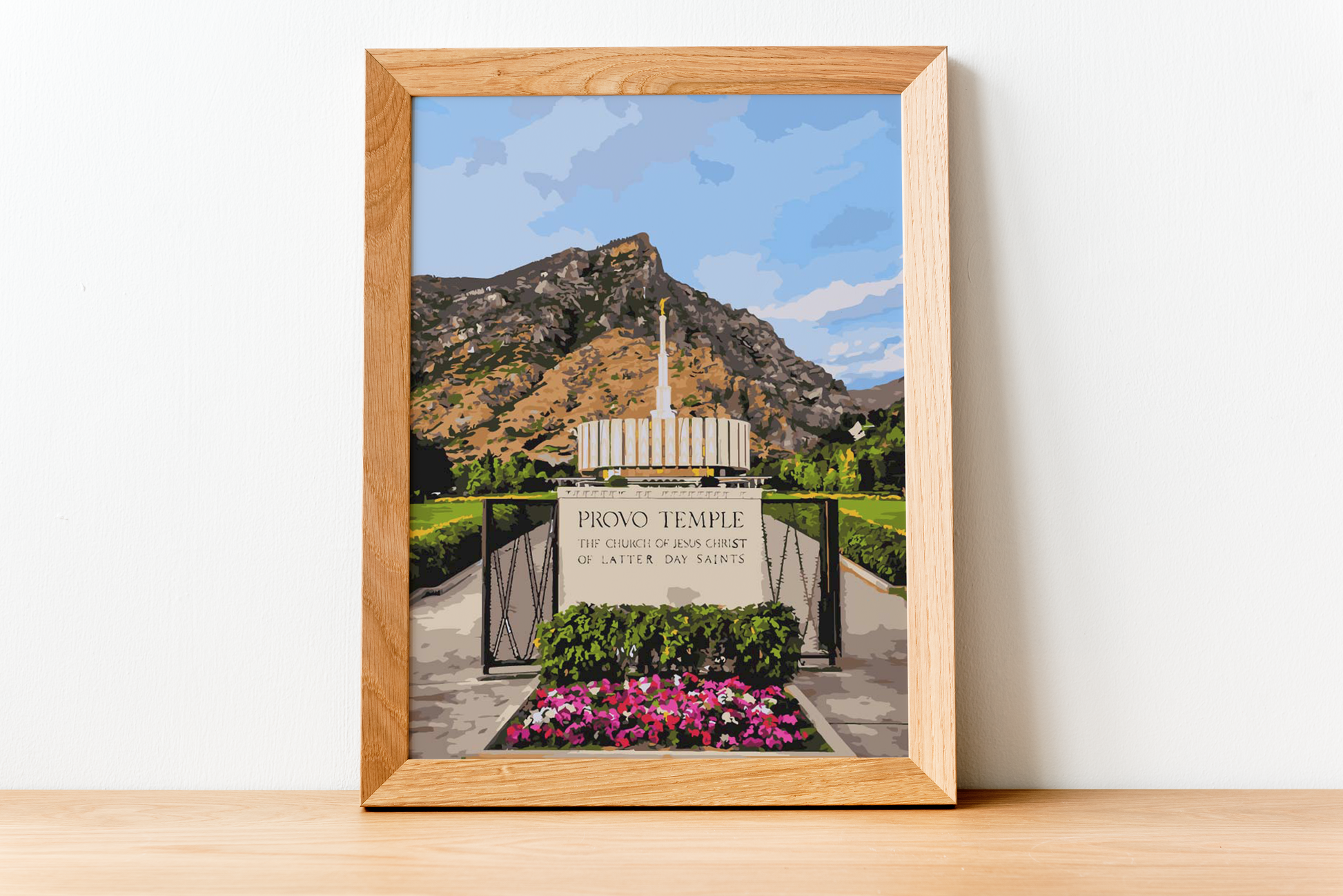 Provo Temple Paint By Numbers Kits