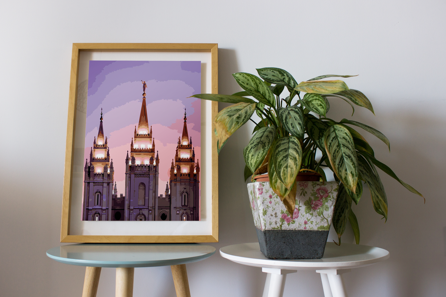 Salt Lake City Temple Paint By Numbers Kit