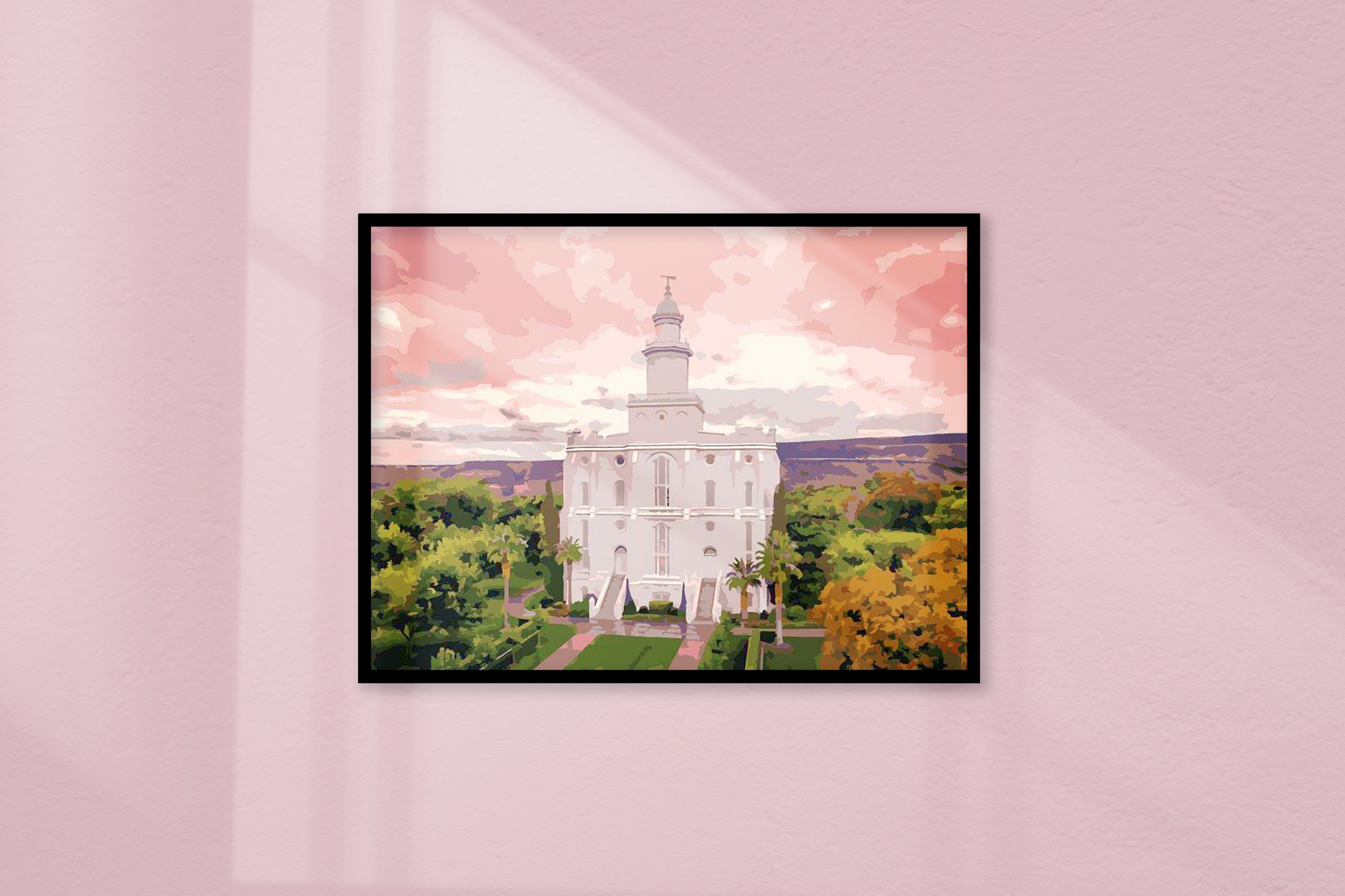 St. George Utah Temple Paint By Numbers Kit