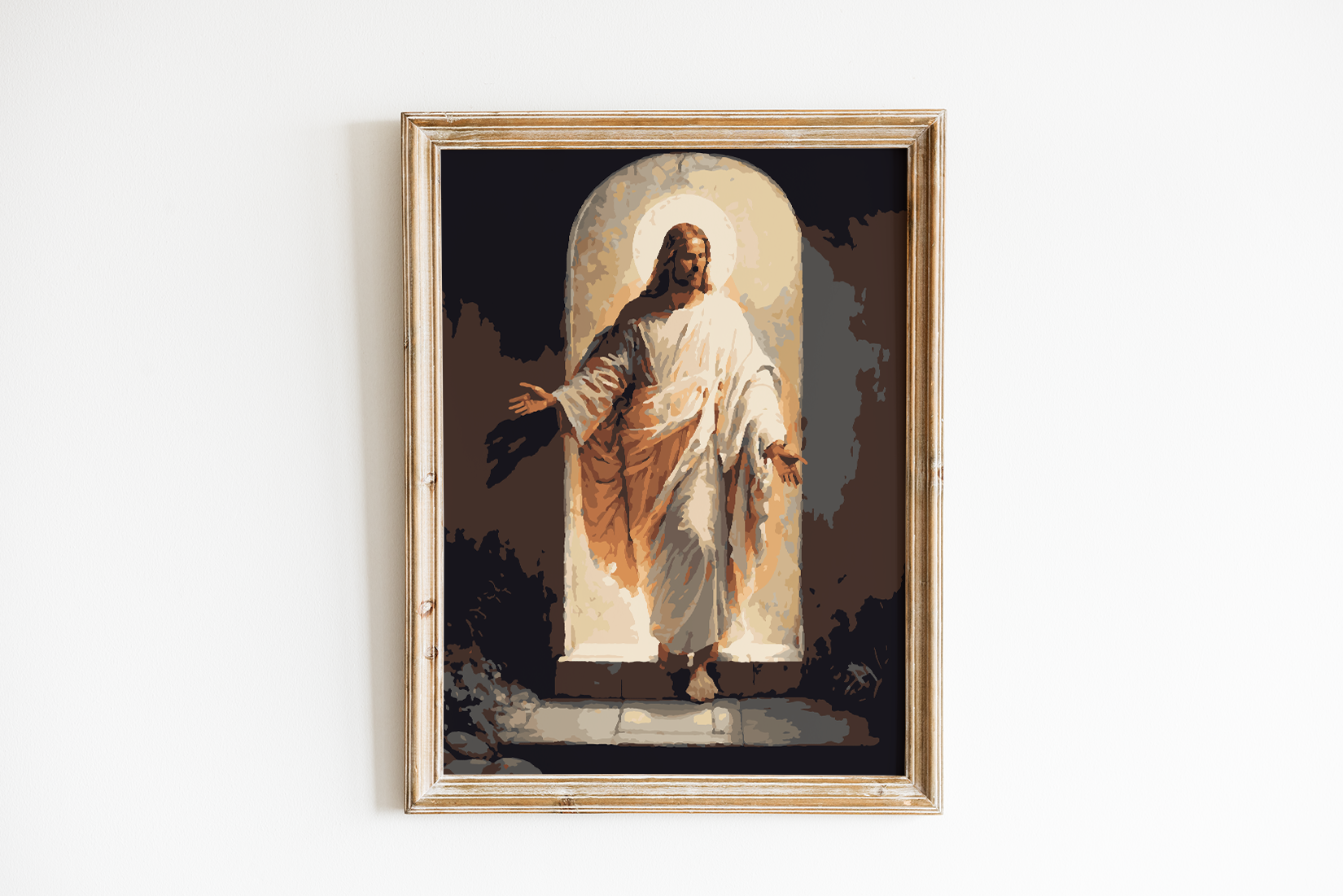Paint for Saints Triumph of Resurrection Paint by Numbers Kit