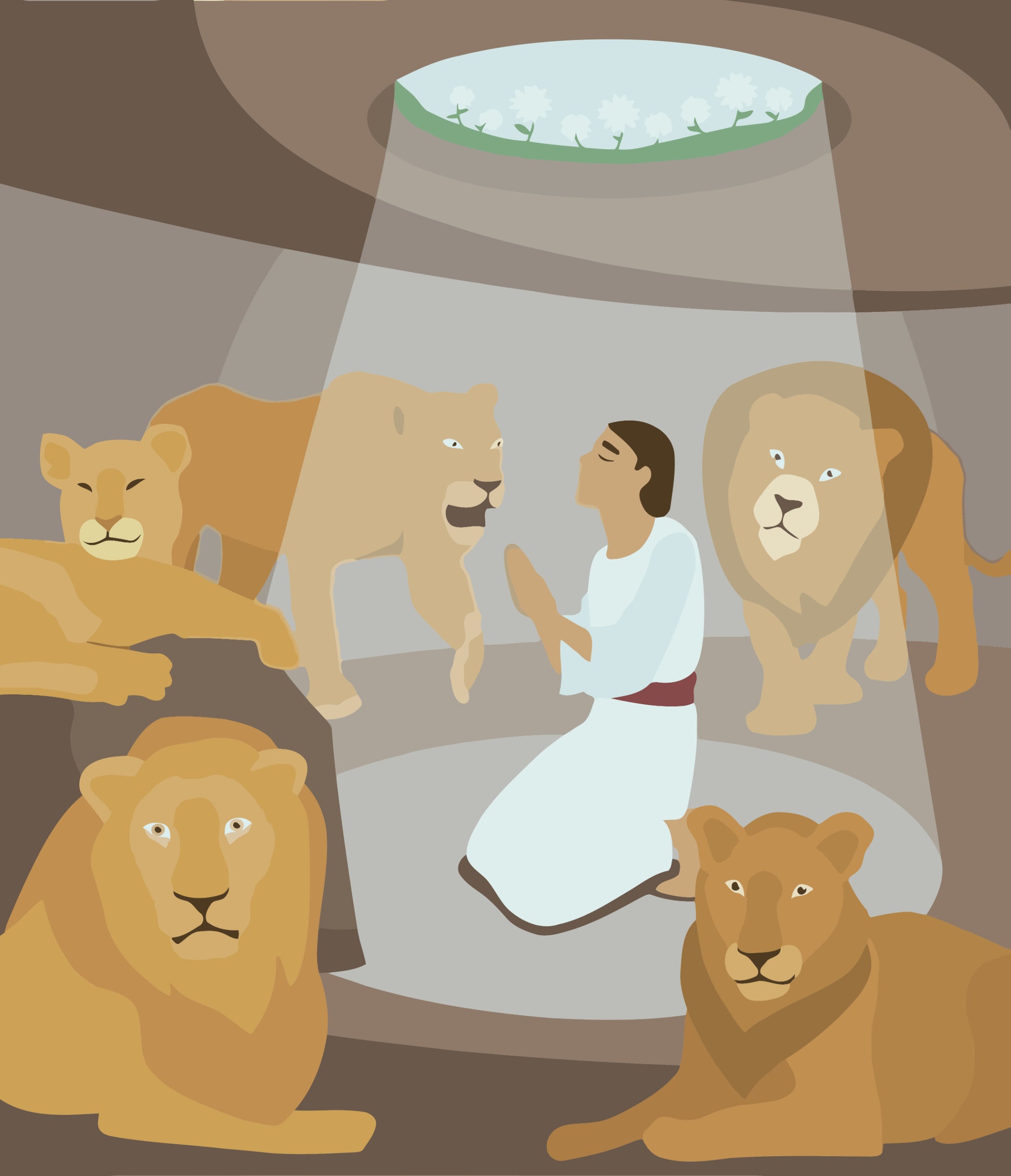 Daniel and the Lion Den Paint By Numbers
