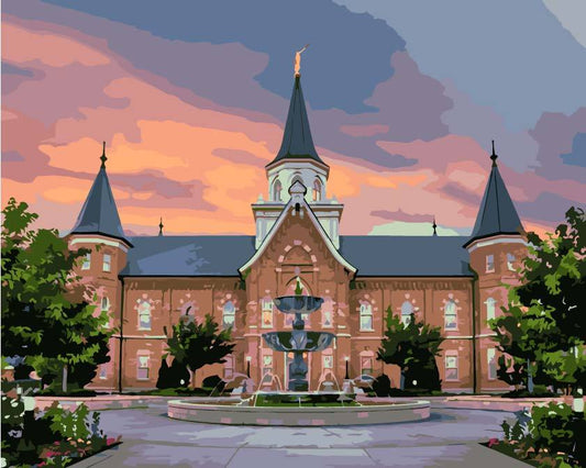 Provo City Center Temple Paint By Numbers - Psaints